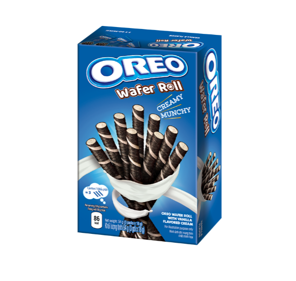 Bánh quế Oreo vị vani hộp 54g
